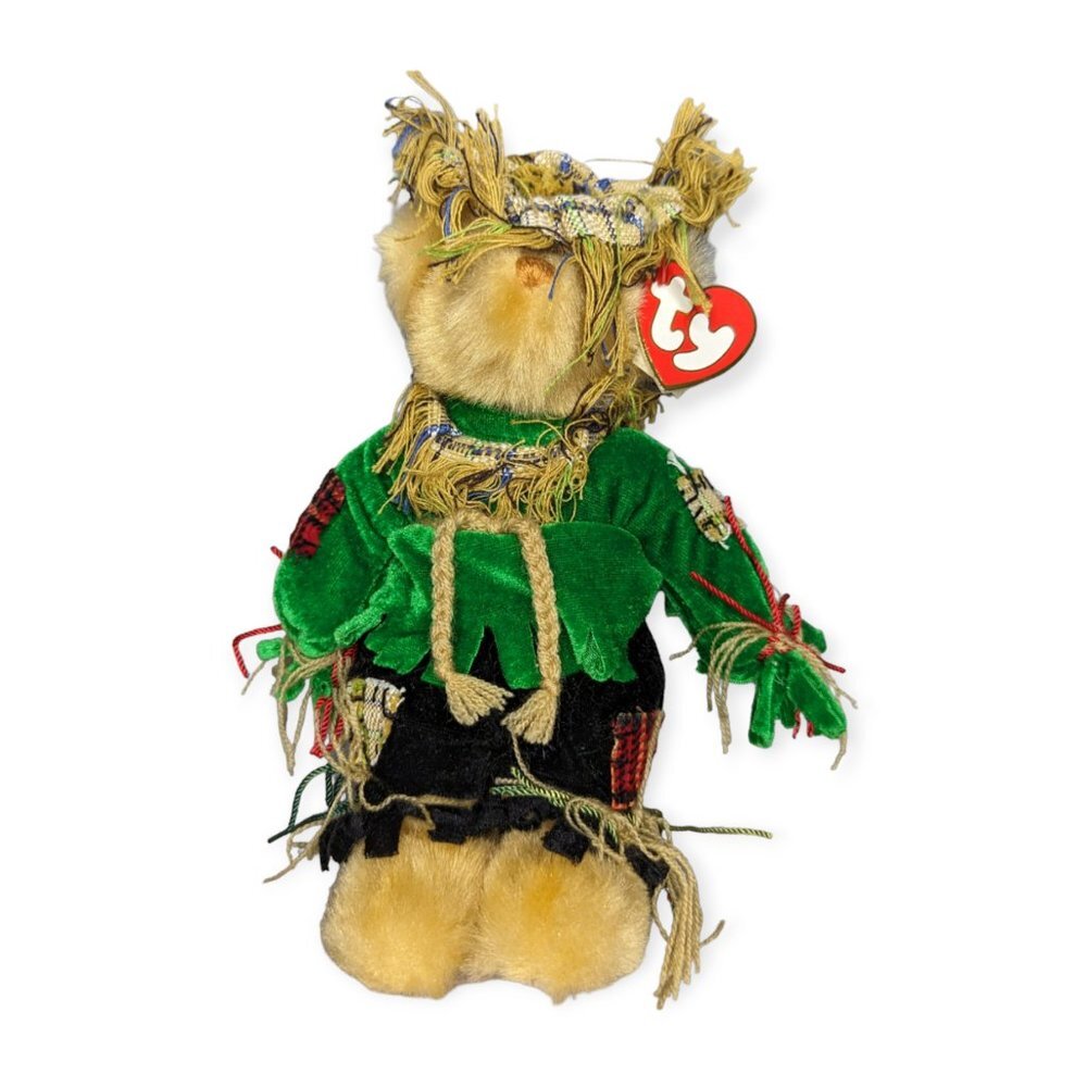 Ty Beanie Babies Alfalfa Scarecrow "Let Them Eat Crow" Attic Treasures